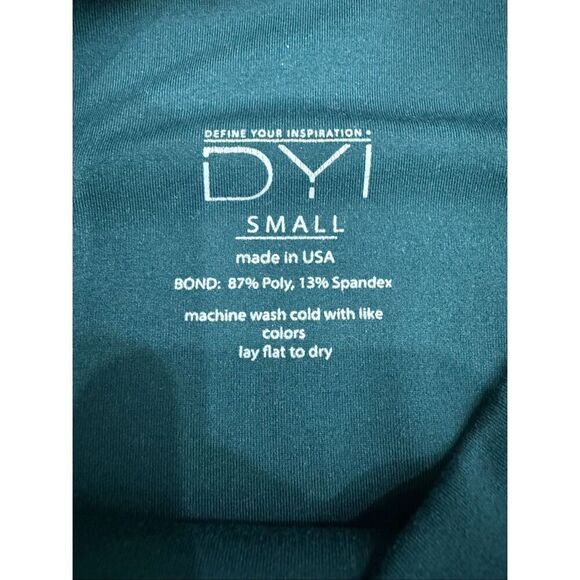 DYI Green High Rise Leggings 21” Small - Picture 2 of 3